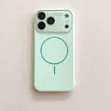 Original Liquid Silicone Large Window Phone Case For iPhone
