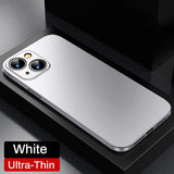 Ultra Thin Matte Translucent Case For iPhone