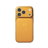 Personalise Gold Silver Initials Letter Leather Case for iPhone