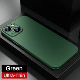 Ultra Thin Matte Translucent Case For iPhone
