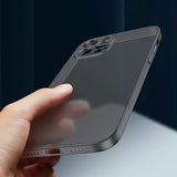 Ultra Thin Matte Translucent Case For iPhone