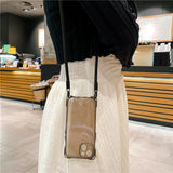 Crossbody Lanyard Cord Rope Necklace Transparent Case For iPhone