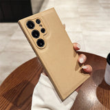 PU Camera Protection Phone Case For Samsung