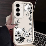 Flowers Print Soft Case For Samsung