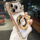 Bracket Stand Holder Lens Protection Case for iPhone