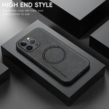 Luxury Leather Magnetic Case For iPhone