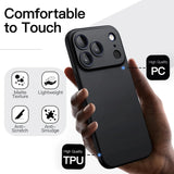Silicone Soft Shockproof Black TPU Case For iPhone