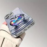 Luxury Aurora Diamond Water Drop For Apple Pattern Phone Case For iPhone