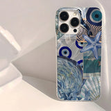 Seaside Scenery Wave Beach Pattern Phone Case For iPhone