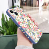 Flowers Silicone Phone Case For iPhone