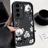 Flowers Print Soft Case For Samsung