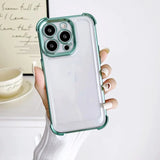 Transparent Soft TPU Clear Shockproof Case For iPhone