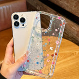 Colorful Flower Clear Phone Case For iPhone