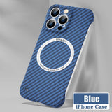 Ultra Thin Carbon Fiber Magnetic Case For iPhone