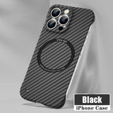 Ultra Thin Carbon Fiber Magnetic Case For iPhone