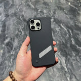 Ultra Thin Carbon Fiber Textured Frameless Heat Dissipation Phone Case For iPhone