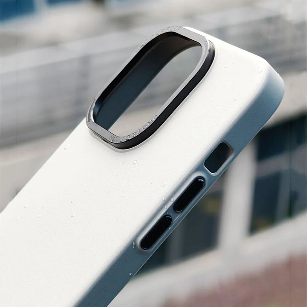 Ultra thin Matte Magnetic Wireless Charge Case For iPhone