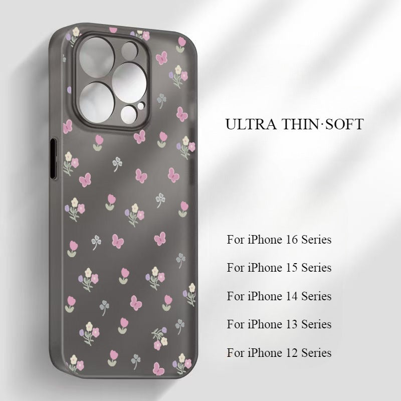 Ultra-thin Flower Soft Phone Case For iPhone