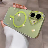 Transparent Ultra Thin PC Magnetic Case For iPhone