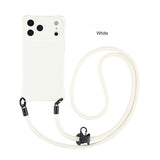 Four Corner Lanyard Hole Mobile Phone Case For iPhone