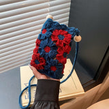 Knitted Crossbody Phone Bag