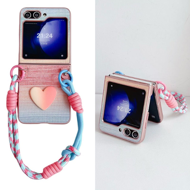 Heart Phone Case For Samsung Z FLIP 7 6 5 4 3