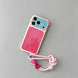 Large-view Frosted Phone Case with Lanyard For iPhone
