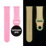 Silicone Glow Luminous Band Straps For Apple Watch iwatch SE 345678