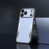 Metal Frosted Shockproof Phone Case For iPhone