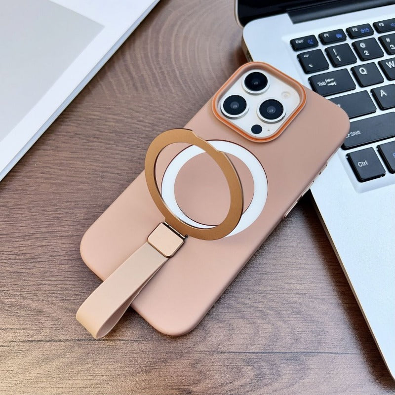 Magnetic Bracket Phone Case For iPhone