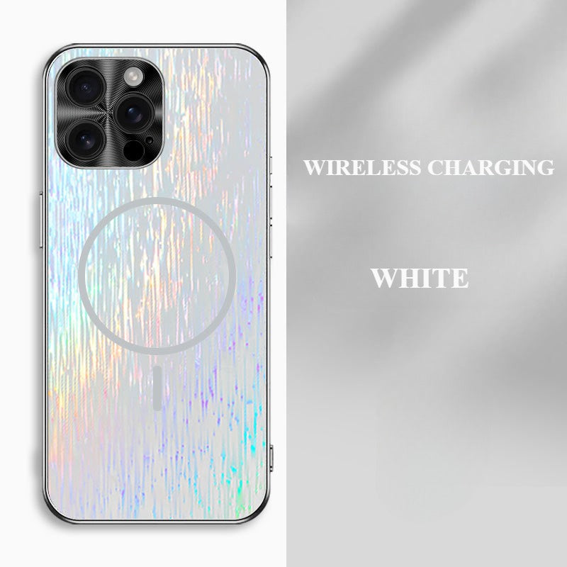 Fine Magnetic Ring Frosted Soft Frame Magnetic Phone Case For iPhone