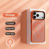 Matte Transparent Magnetic Case For iPhone