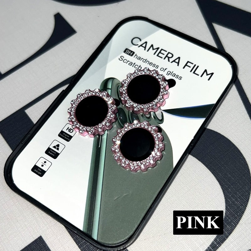 Diamond Star Spiral Gear Lens Film For iPhone