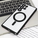Luxury Transparent Plating Phone Case For Samsung