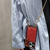 Leather Zipper Wallet with Card Slot Phone Case For iPhone