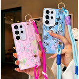 Painted Crossbody Phone Case For Samsung