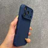 Matte Large View Window Soft Phone Case For iPhone
