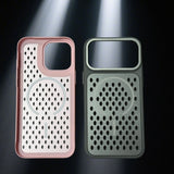 Mesh Magnetic Shockproof Phone Case For iPhone