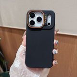 Solid Color Shockproof Phone Case For iPhone