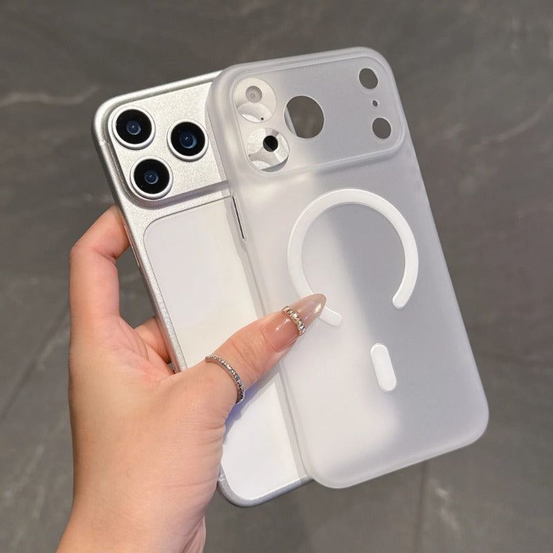 Ultra thin Simple Magnetic Phone Case For iPhone