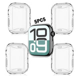 5PCS Soft TPU Cover Screen Protector For Apple Watch