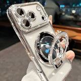 Diamond Mirror Magnetic Case For iPhone