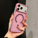 Ultra Thin Frameless Phone Case For iPhone Magnetic Matte Protection Cover