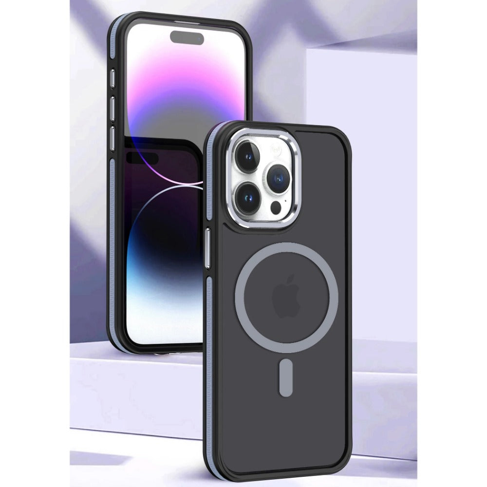 Luxury Magnetic Frosted Translucent Phone Case For iPhone