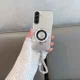 Bracket Mirror Bracelet Simple Phone Case For Samsung