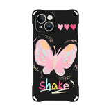 Pink Butterfly Phone Case For iPhone