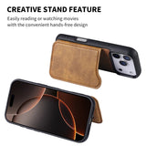 Magnetic Leather Wallet Case Card Holder Phone Case For iPhone