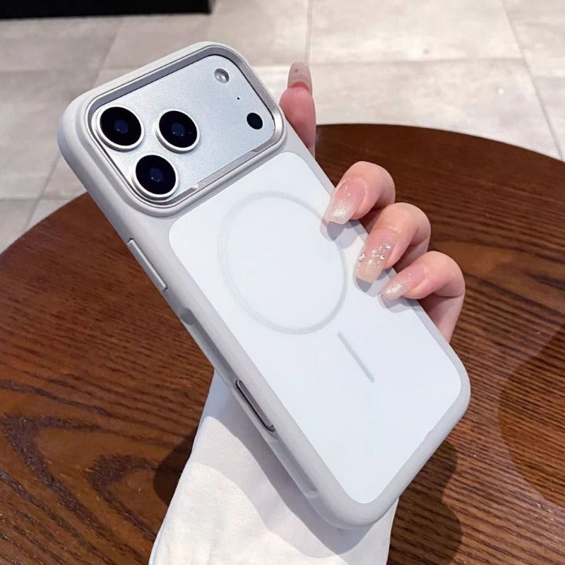 Color-blocking Shockproof Magnetic Phone Case For iPhone