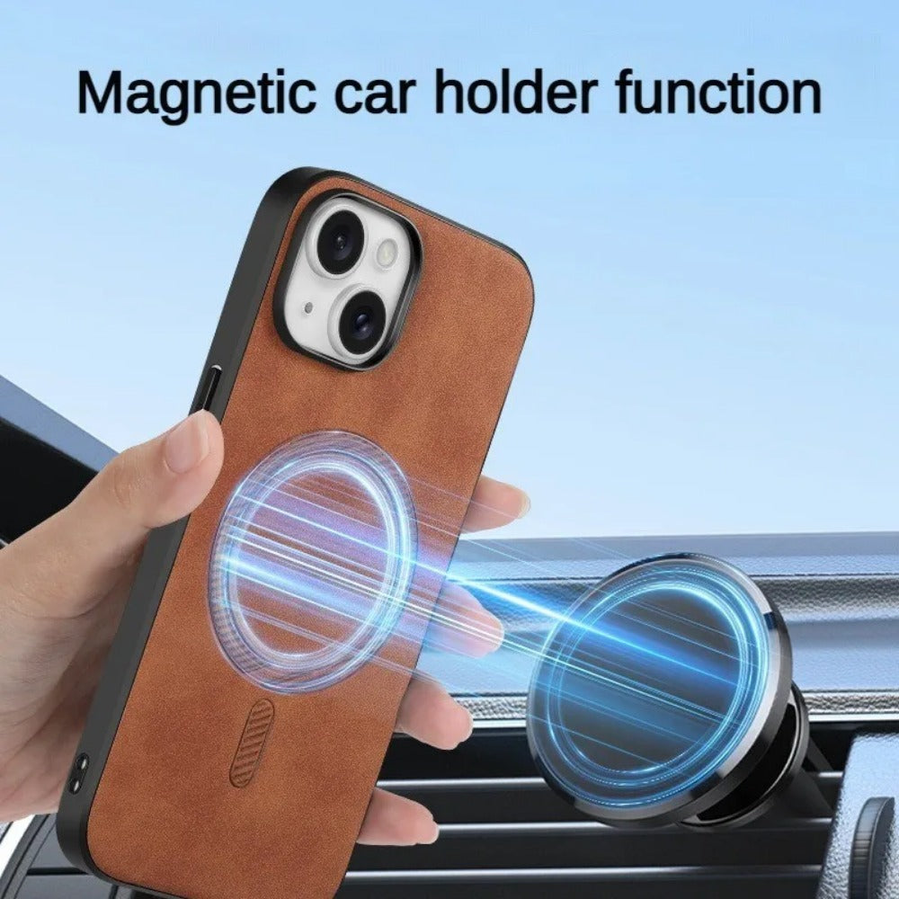 Magnetic Attraction Wallet Phone Case For iPhone