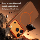 Elephant Leather Texture Simple High-end Magnetic Phone Case For iPhone